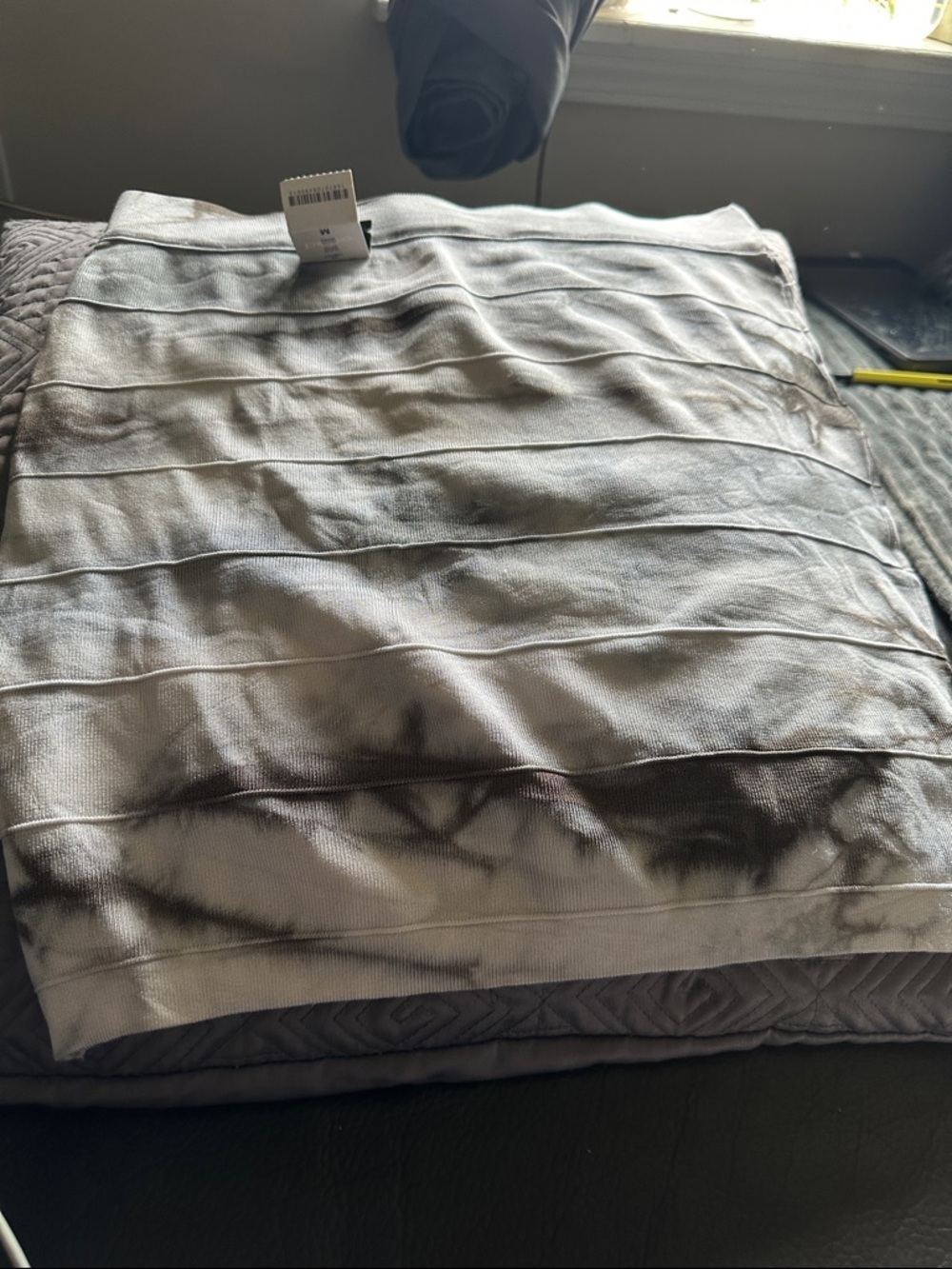 bebe Tie-Dye Bandage Pencil Skirt - Black & White